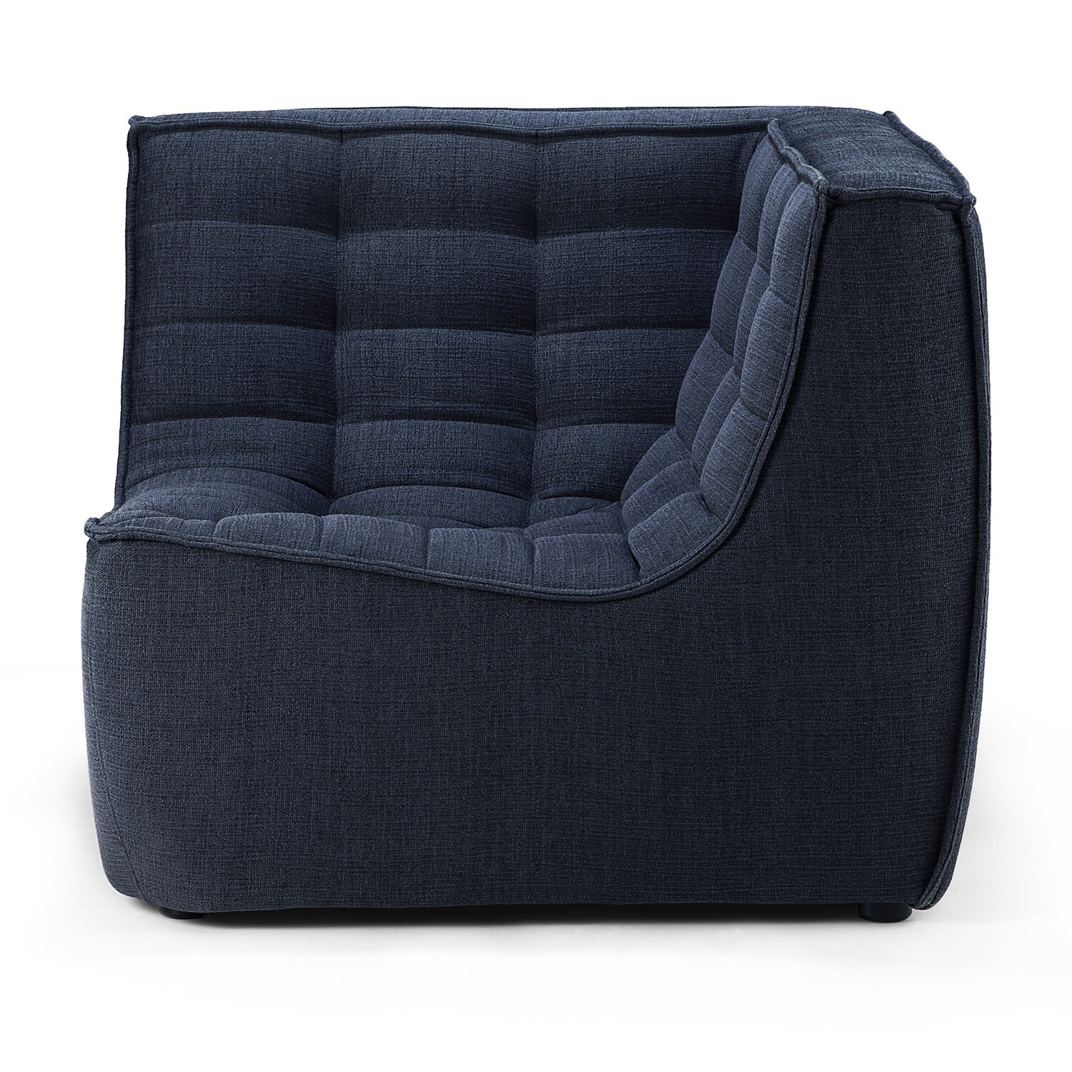 Ethnicraft - N701 Sofa - Ecke, Graphit, Eco Stoff