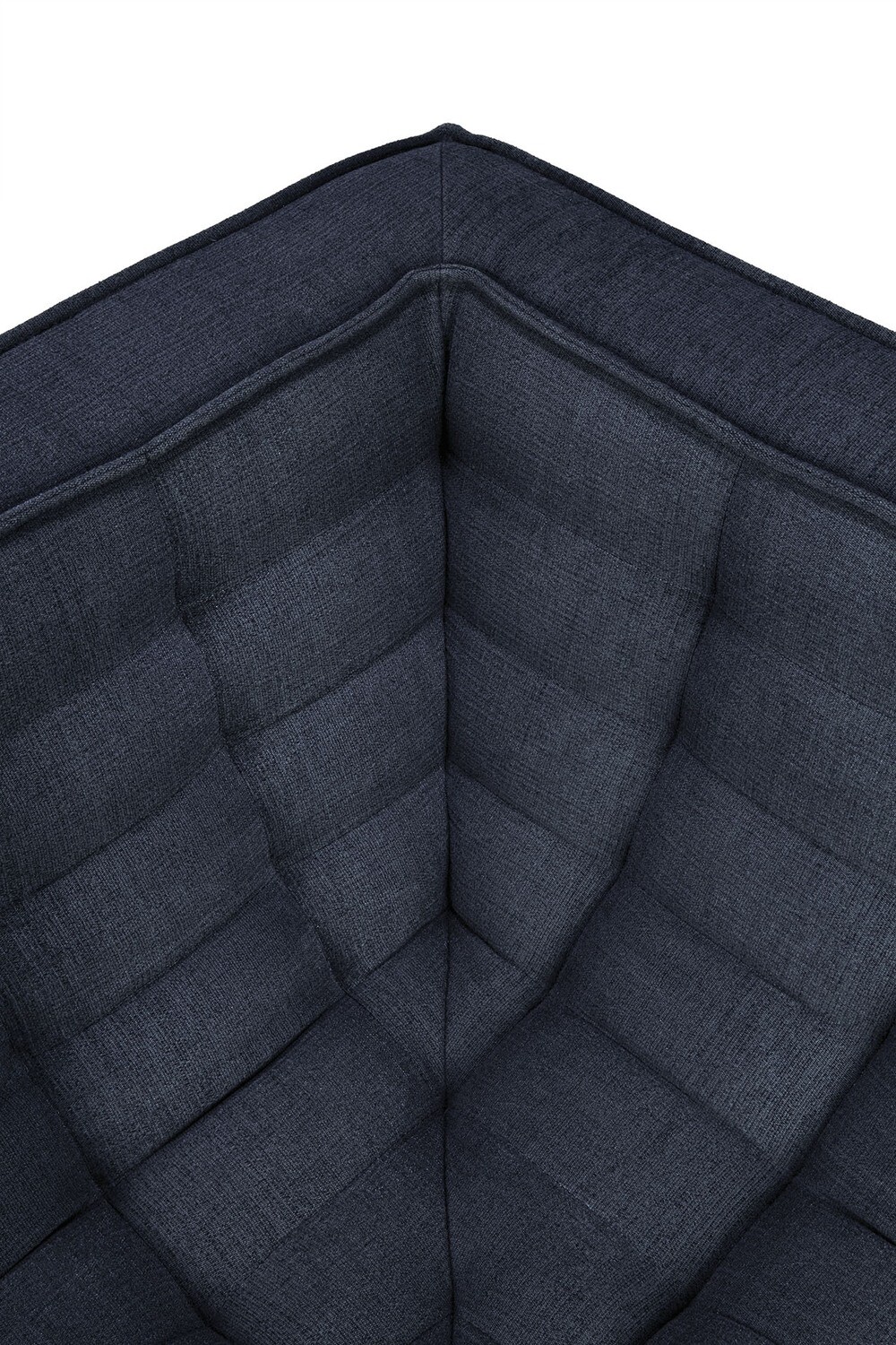Ethnicraft - N701 Sofa - Ecke, Graphit, Eco Stoff