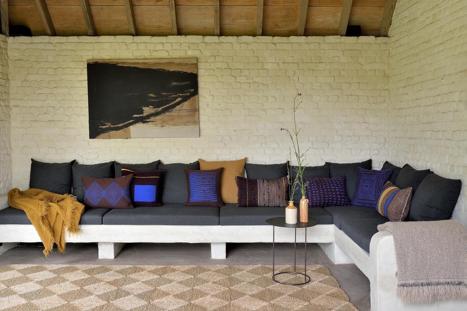 Ethnicraft - Kissen Tulum Dark
