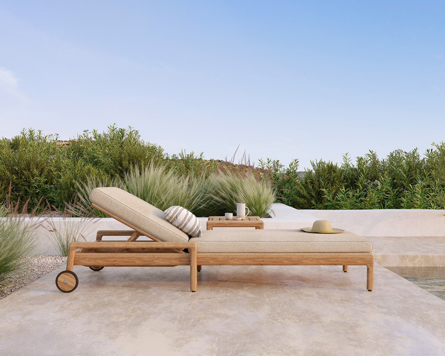 Ethnicraft - Kissen Stripes Outdoor