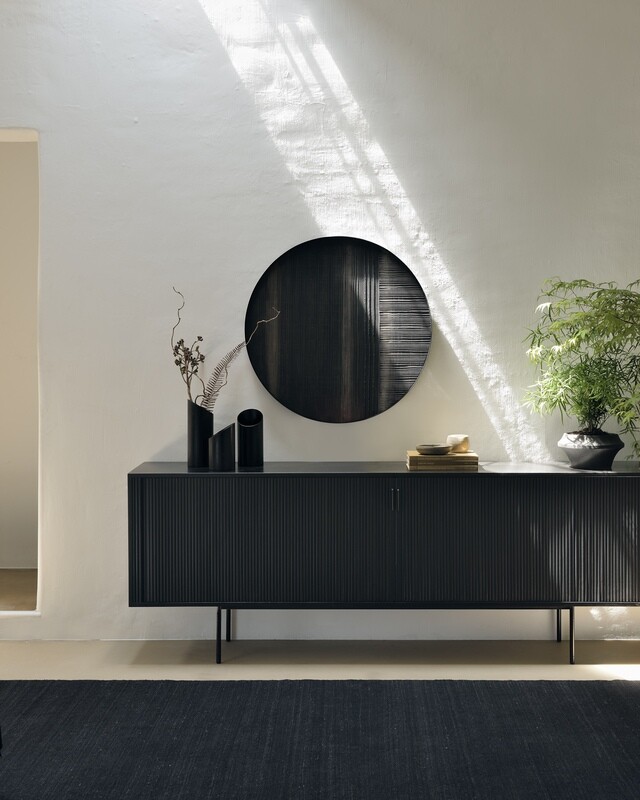 Ethnicraft - Roller Max Anrichte - Teak, Schwarz