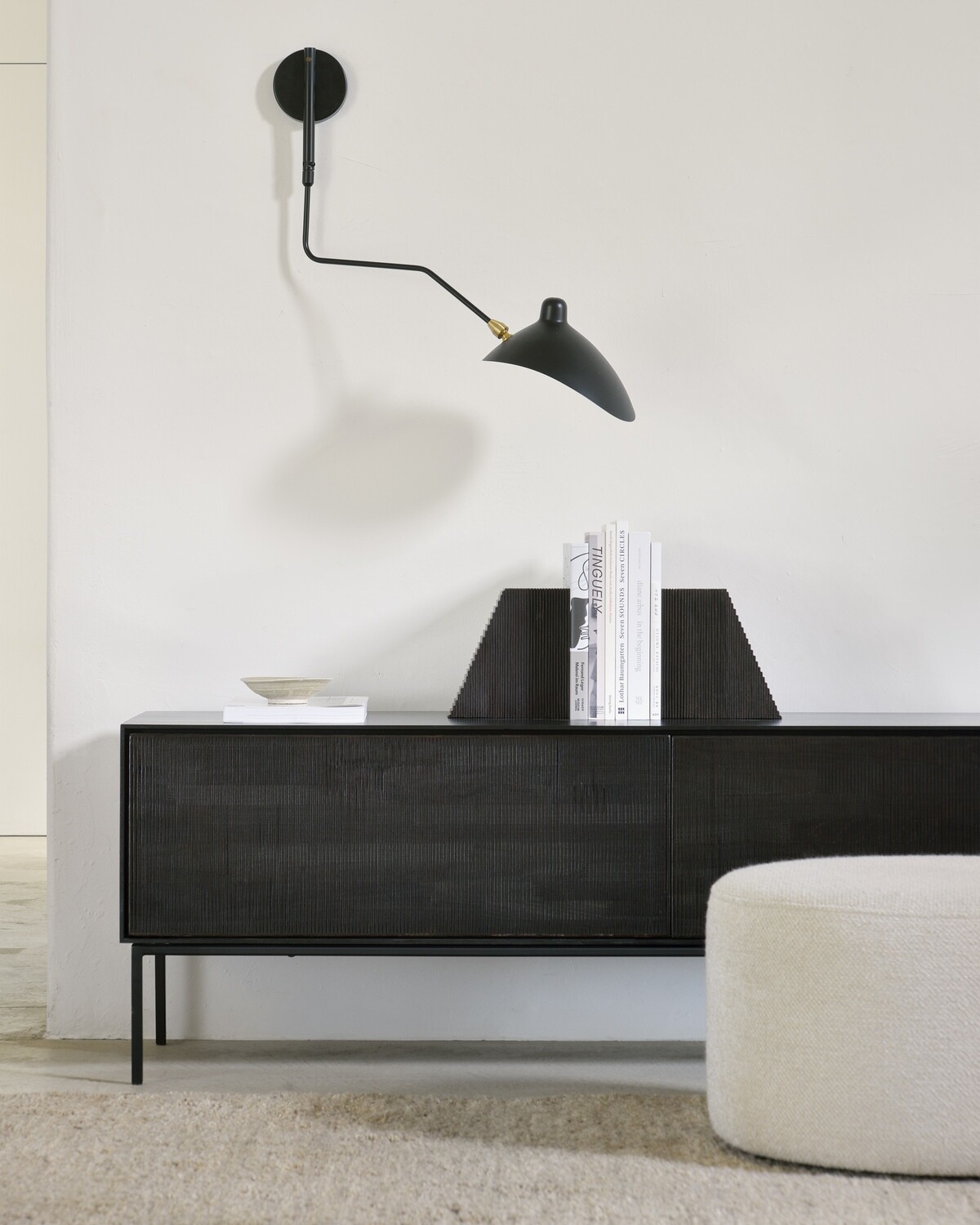 Ethnicraft - Roller Max Anrichte - Teak, Schwarz