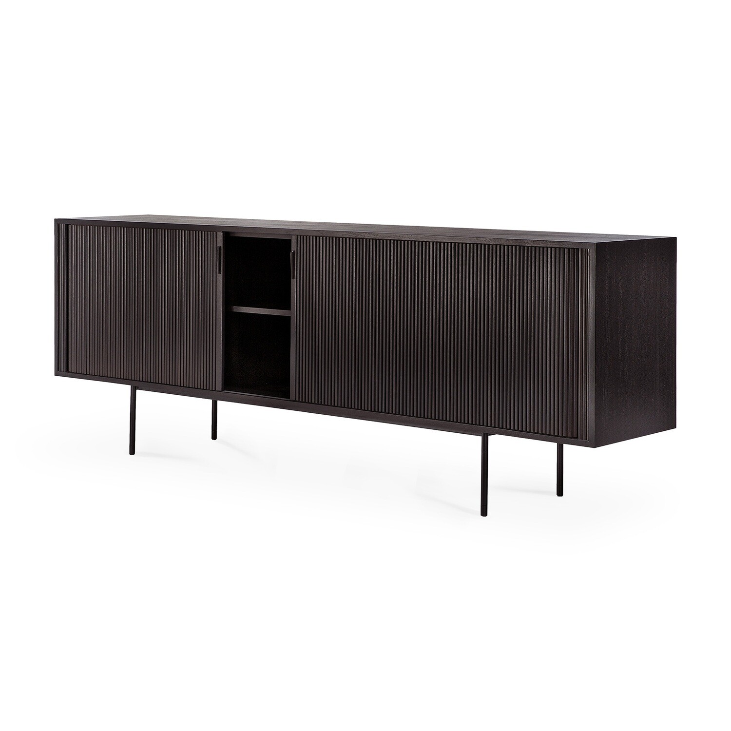 Ethnicraft - Roller Max Anrichte - Teak, Schwarz