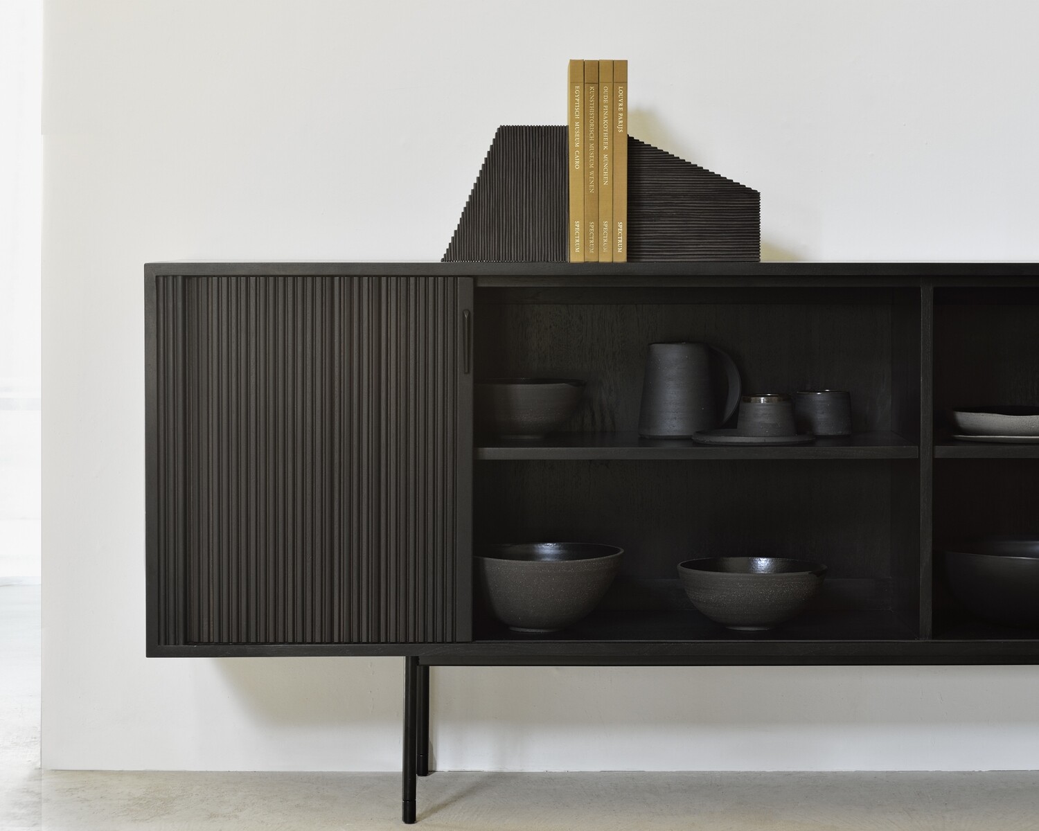 Ethnicraft - Roller Max Anrichte - Teak, Schwarz