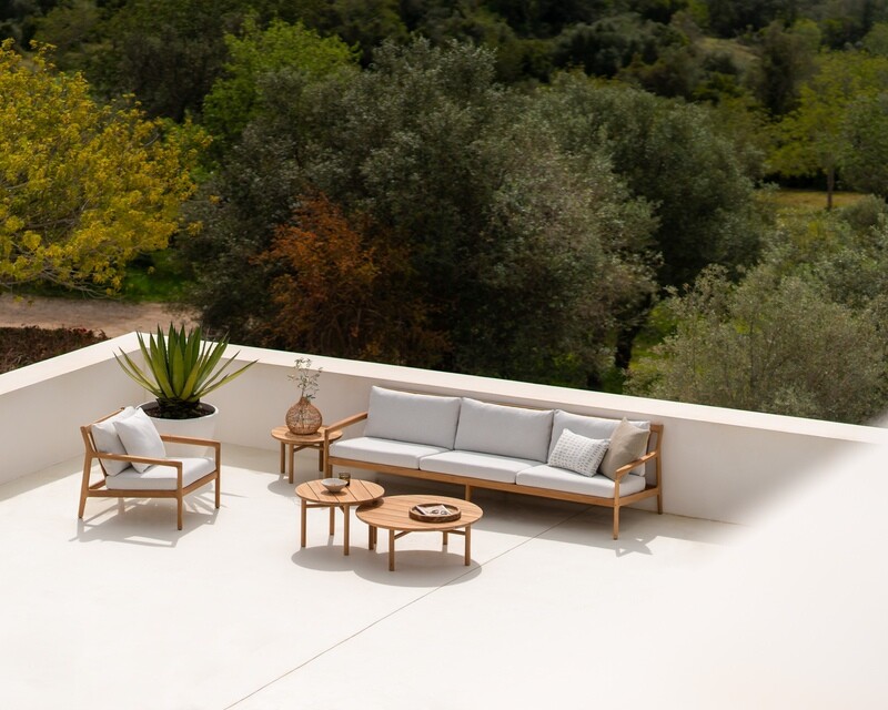 Ethnicraft - Quatro Table basse outdoor - teck