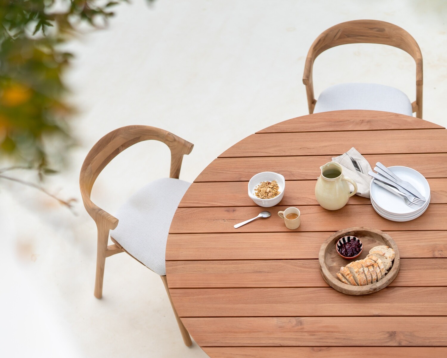 Ethnicraft - Circle Tisch Outdoor - Teak