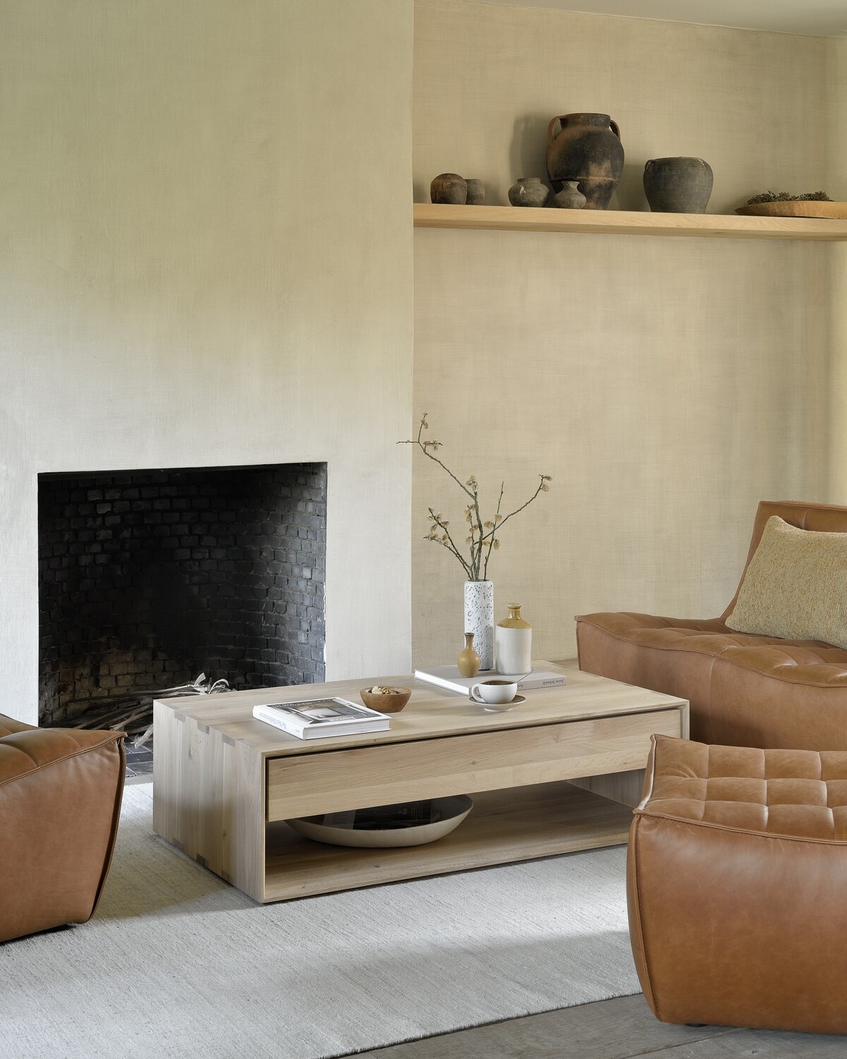Ethnicraft - N701 Sofa - 1 Sitzer, Leder