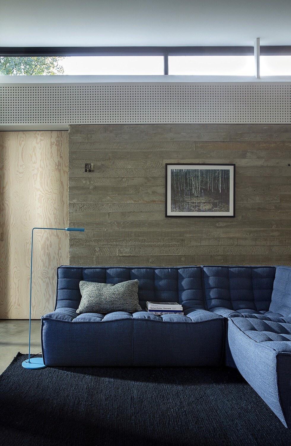 Ethnicraft - N701 Sofa - Ecke, Blau
