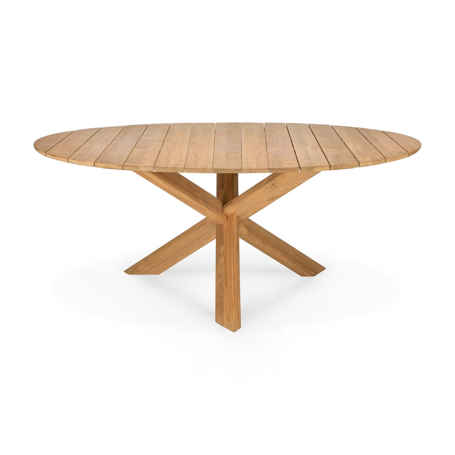 Ethnicraft - Circle Tisch Outdoor - Teak, Durchmesser: 163cm