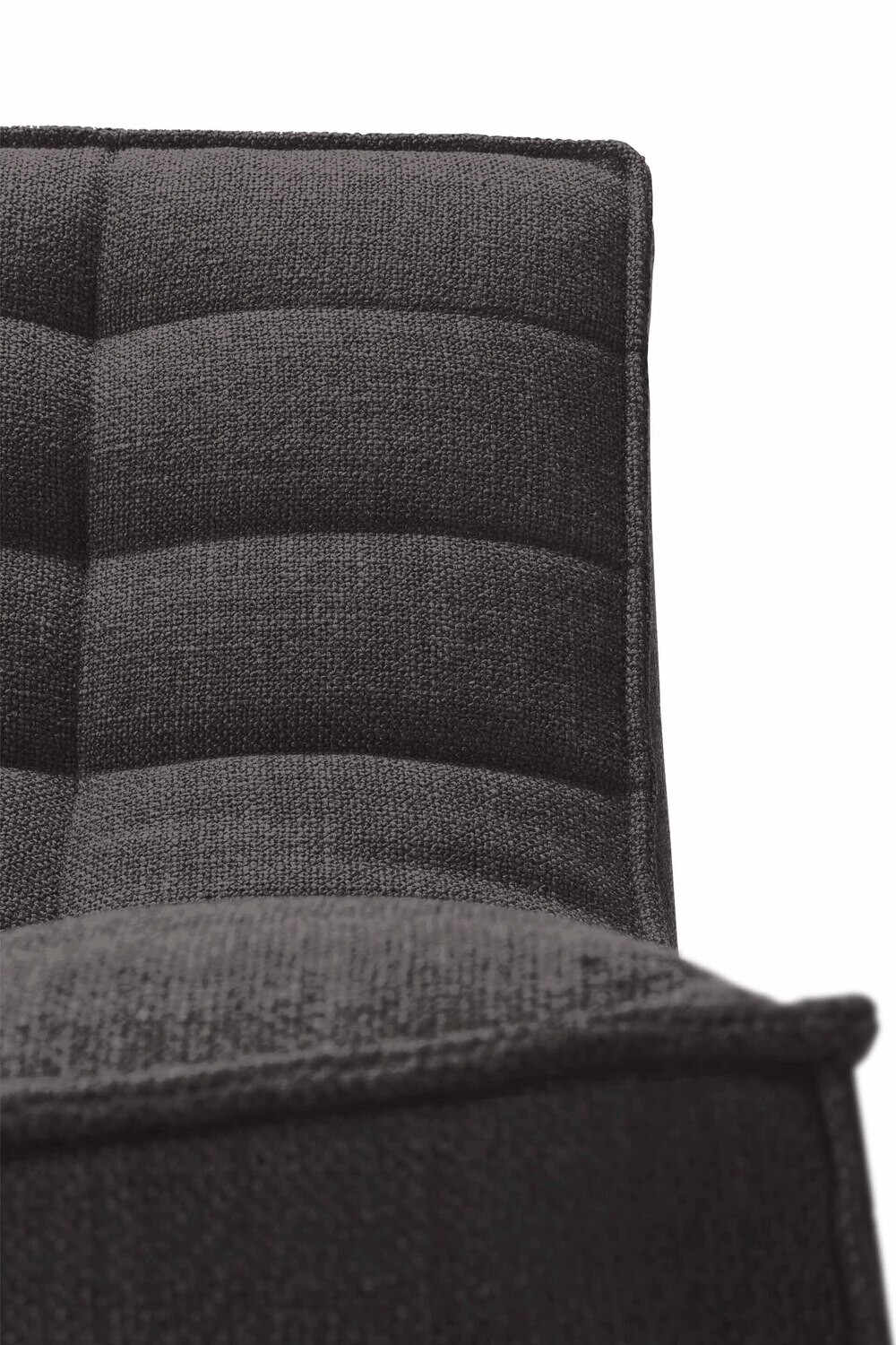 Ethnicraft - N701 Sofa - 1 Sitzer,  Dunkelgrau