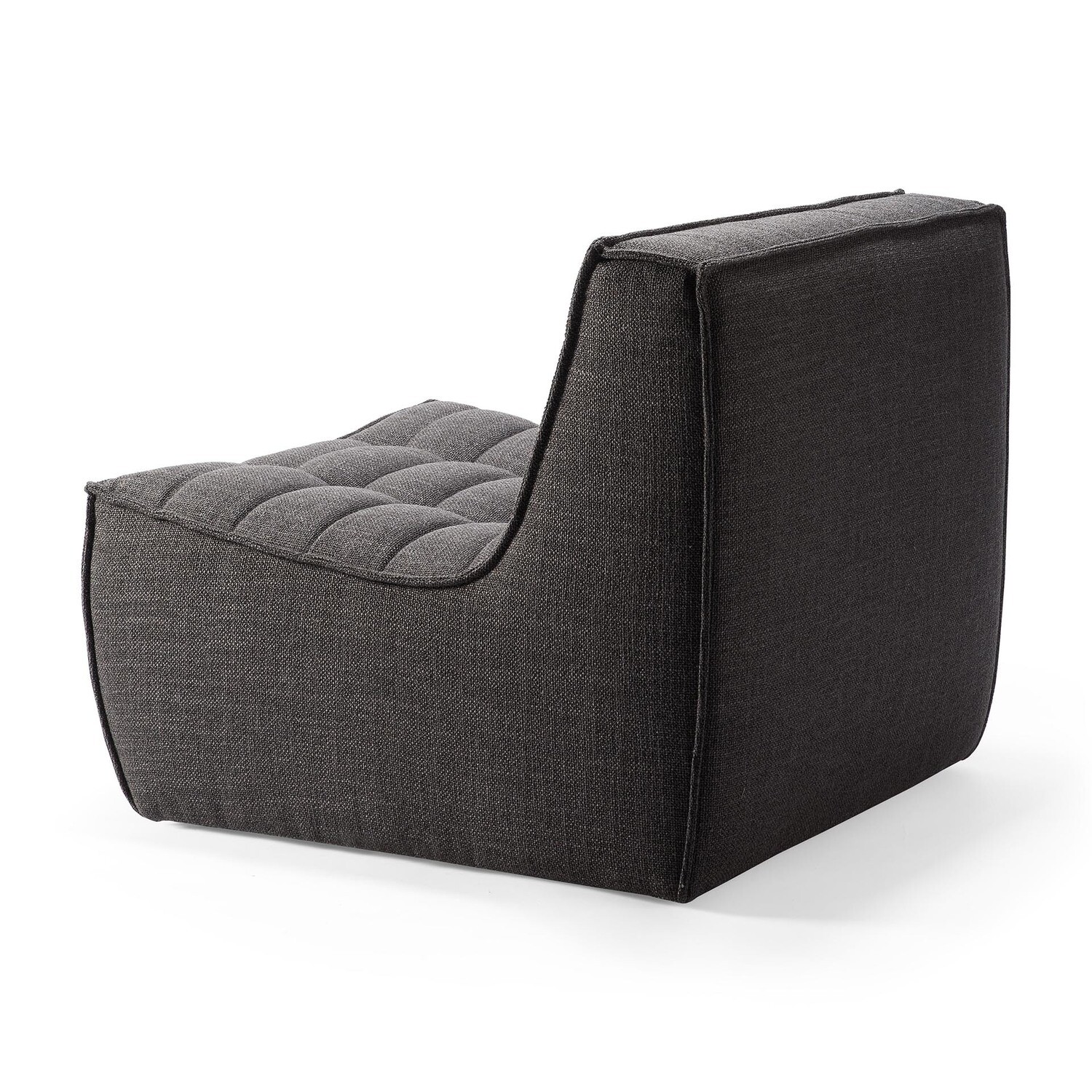 Ethnicraft - N701 Sofa - 1 Sitzer,  Dunkelgrau