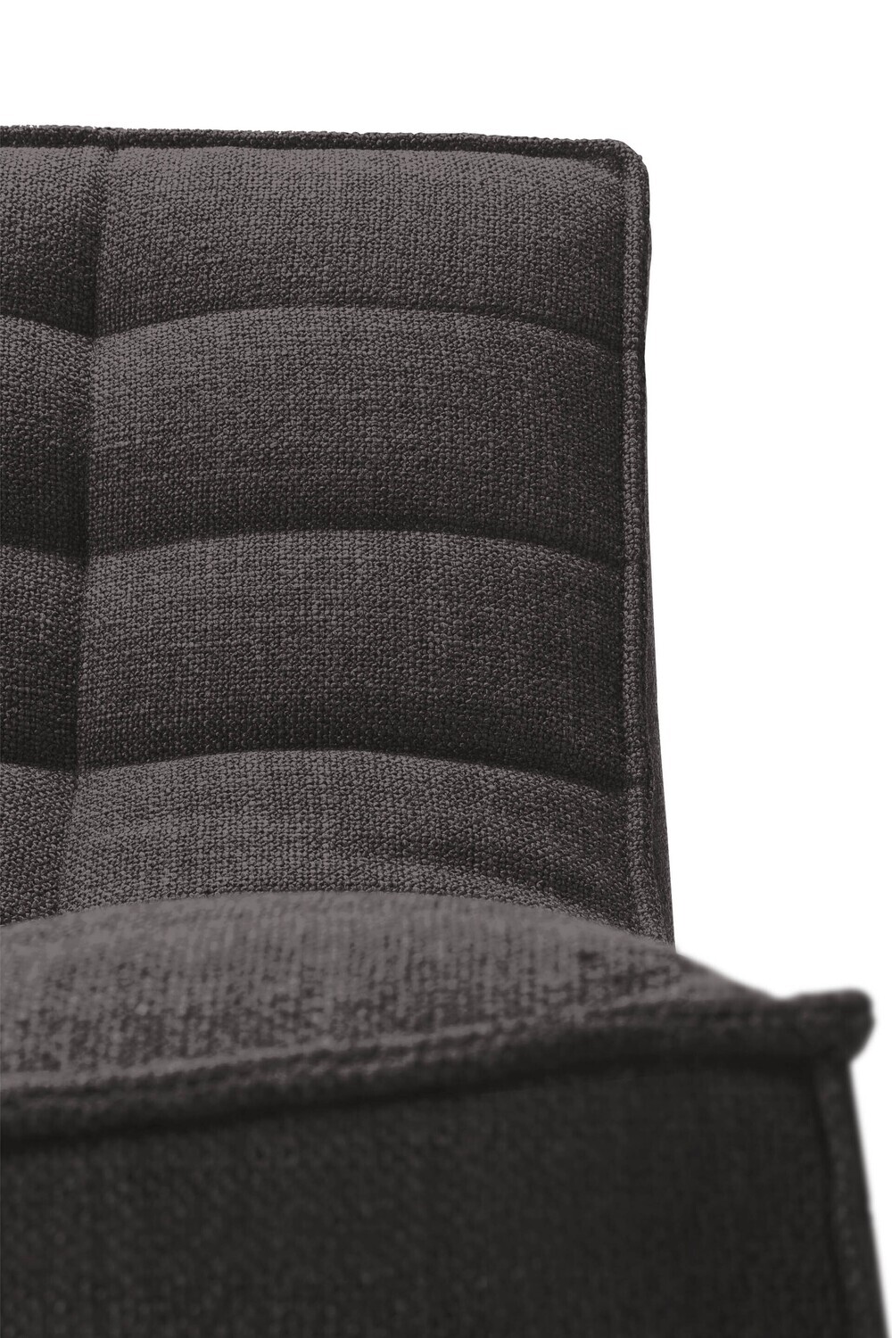 Ethnicraft - N701 Sofa - 2 Sitzer, Dunkelgrau