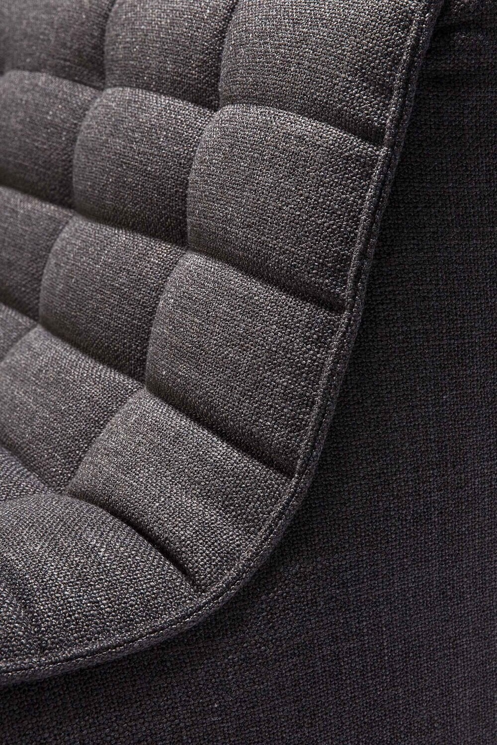 Ethnicraft - N701 Sofa - 1 Sitzer,  Dunkelgrau