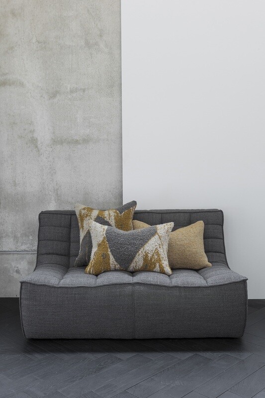 Ethnicraft - N701 Sofa - 2 Sitzer, Dunkelgrau