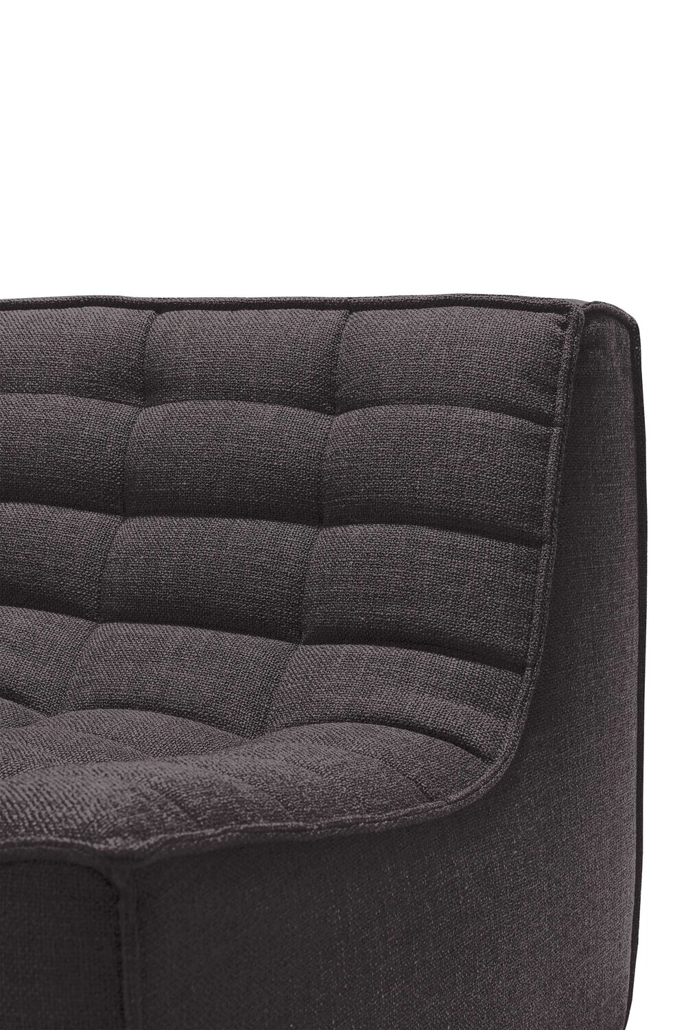 Ethnicraft - N701 Sofa - 3 Sitzer, Dunkelgrau