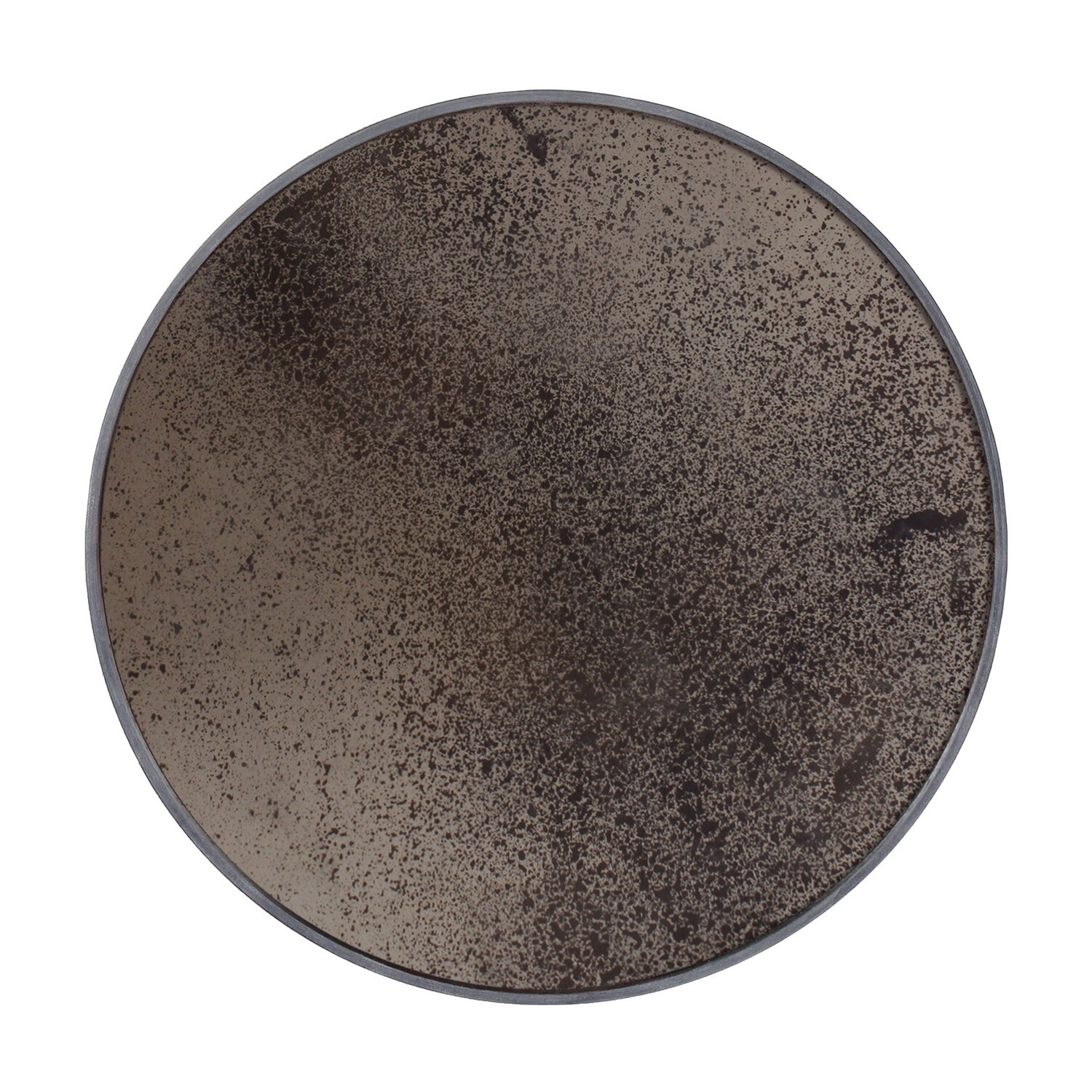 Ethnicraft - Wandspiegel rund - Bronze, Medium aged