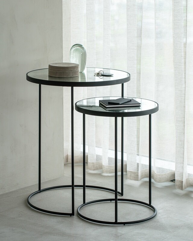 Ethnicraft - Nesting Beistelltisch Set - Clear