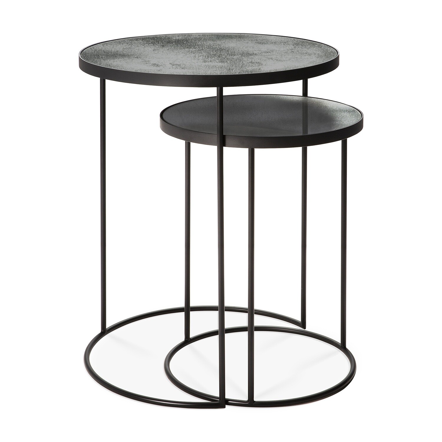 Ethnicraft - Nesting Beistelltisch Set - Clear
