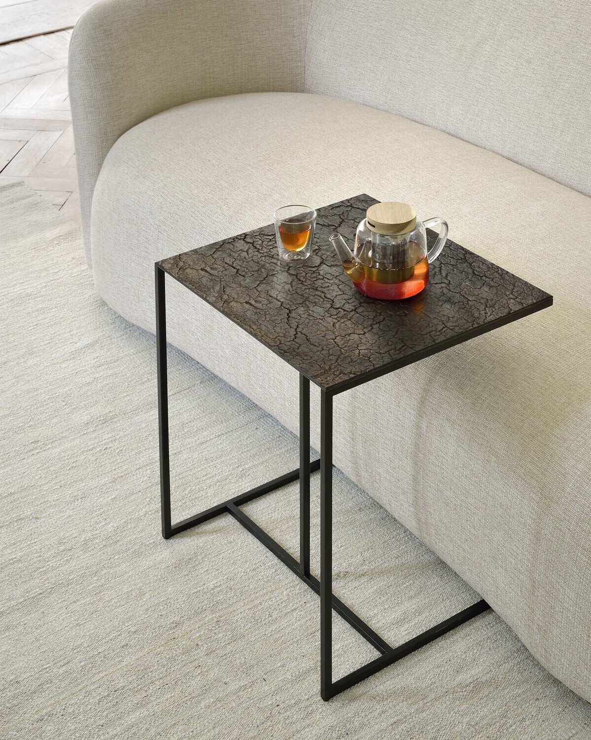 Ethnicraft - Triptic Beistelltisch - Lava, Whisky