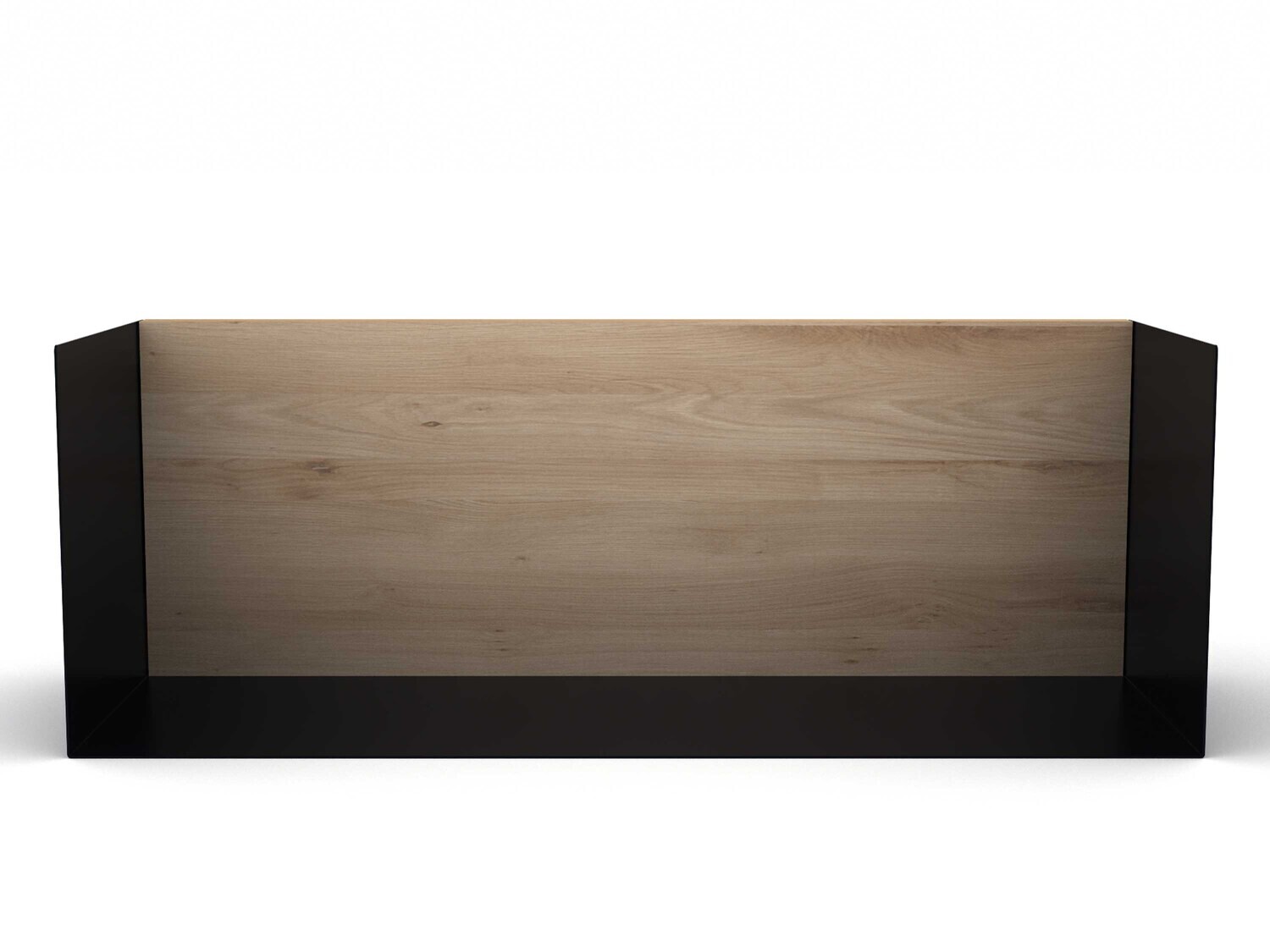 Ethnicraft - U Regal - Eiche schwarz, Länge: 55cm