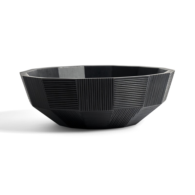 Ethnicraft - Schale - Black Striped