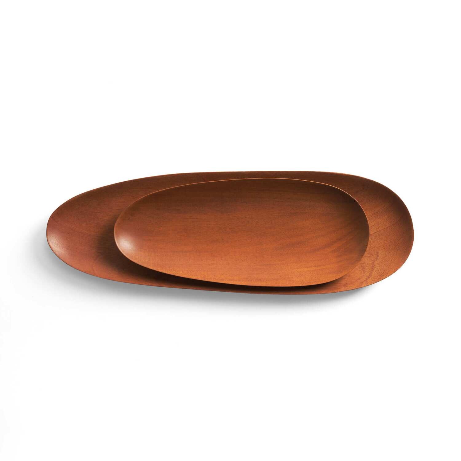 Ethnicraft - Thin Schalen - Oval, 2er Set
