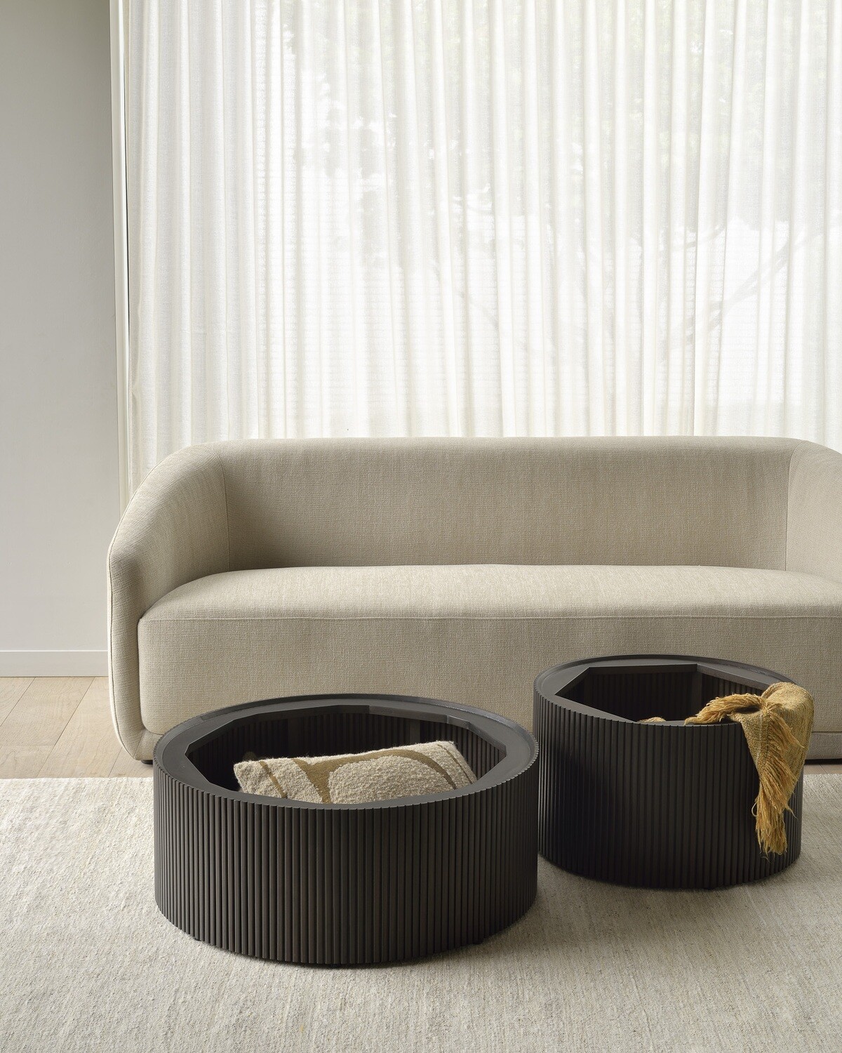 Ethnicraft - Roller Max Couchtisch - Mahagoni