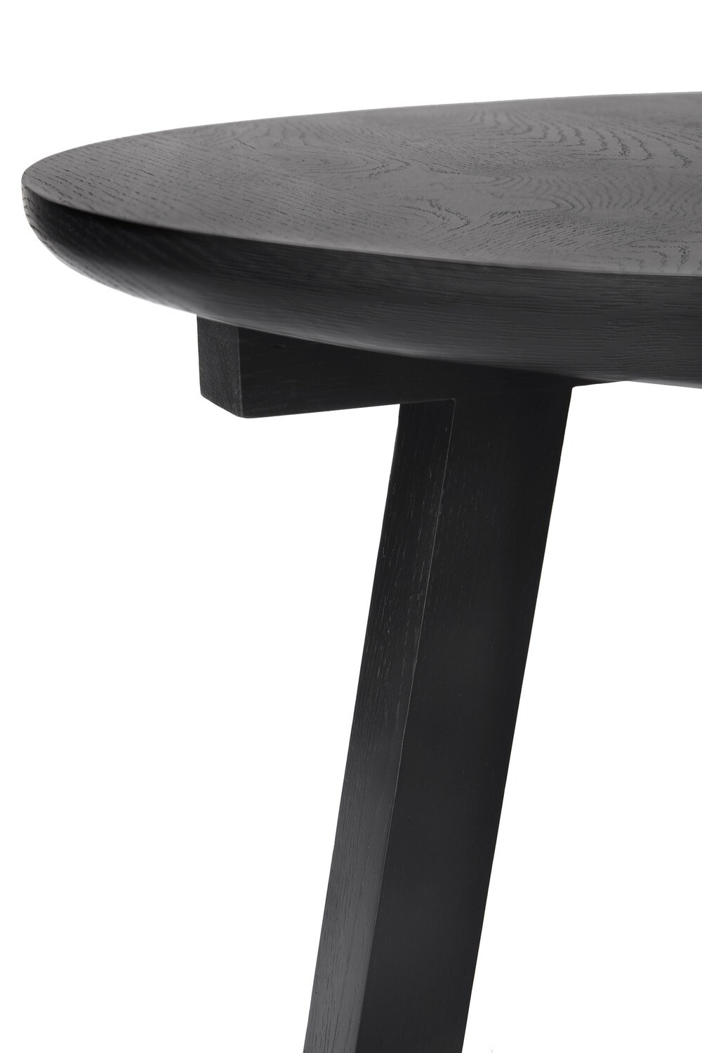 Ethnicraft - Tripod Beistelltisch - Eiche schwarz, 46cm