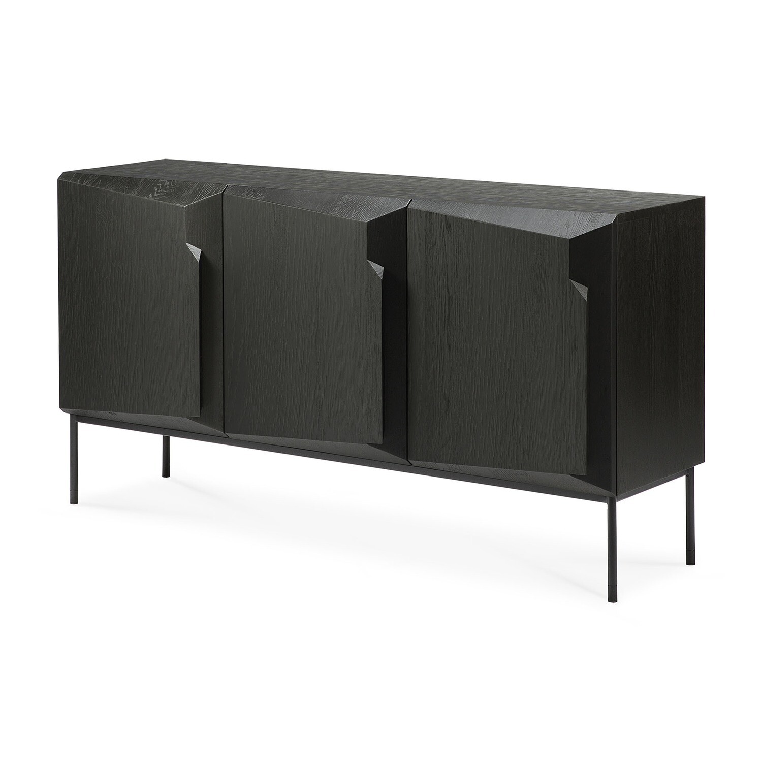 Ethnicraft - Stairs Sideboard - Eiche schwarz, Breite: 150cm