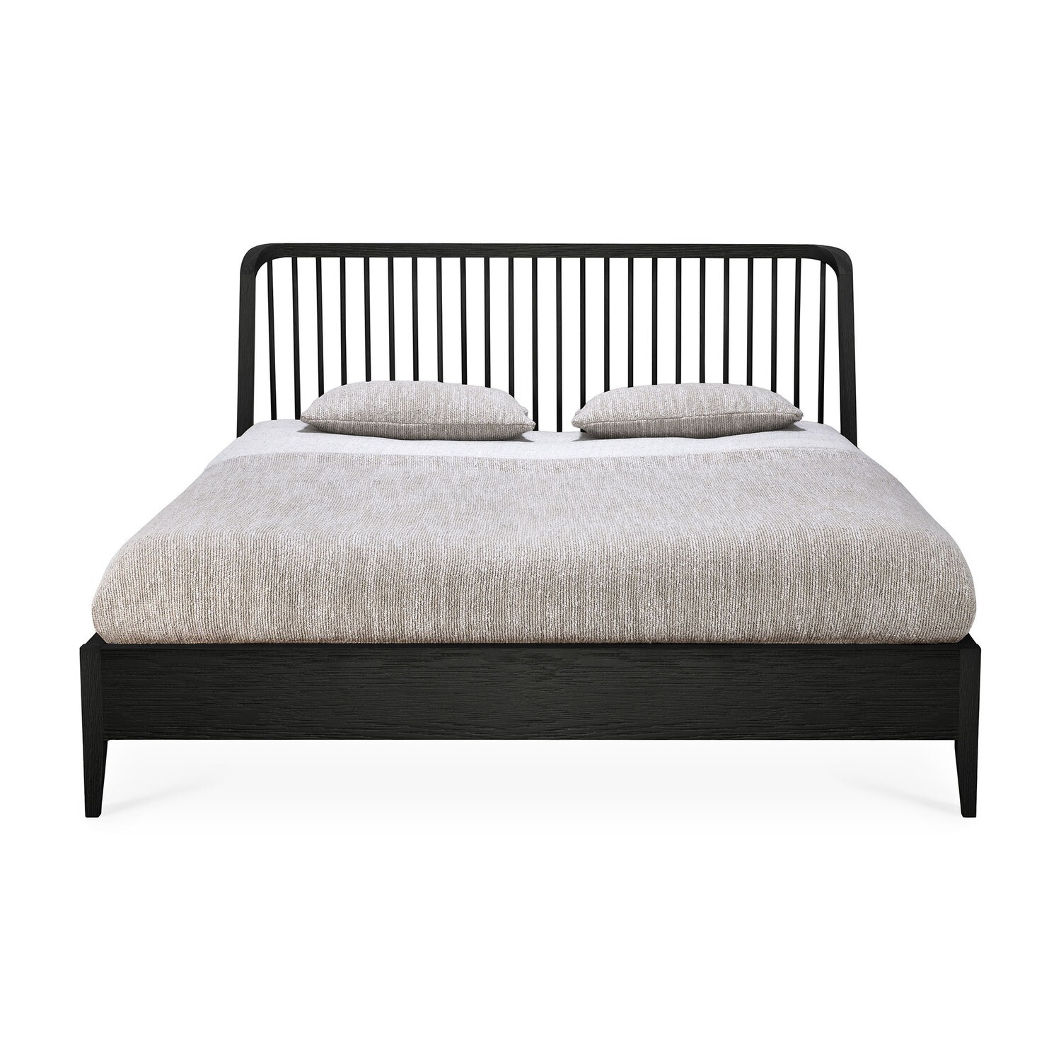 Ethnicraft - Spindle Bett - Eiche schwarz