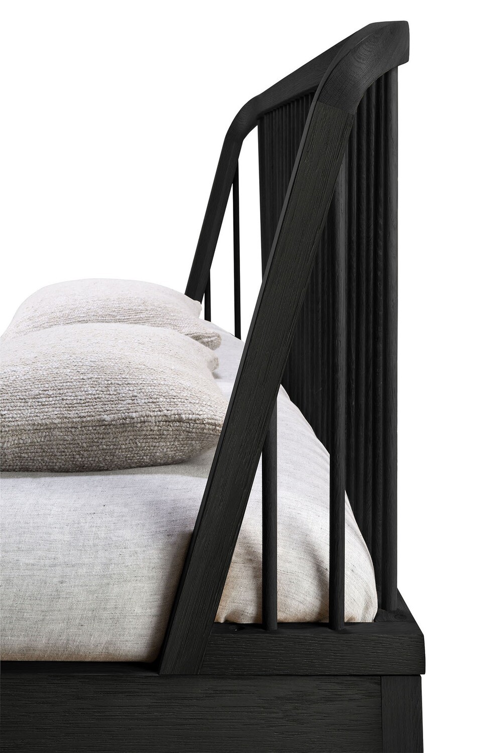 Ethnicraft - Spindle Bett - Eiche schwarz