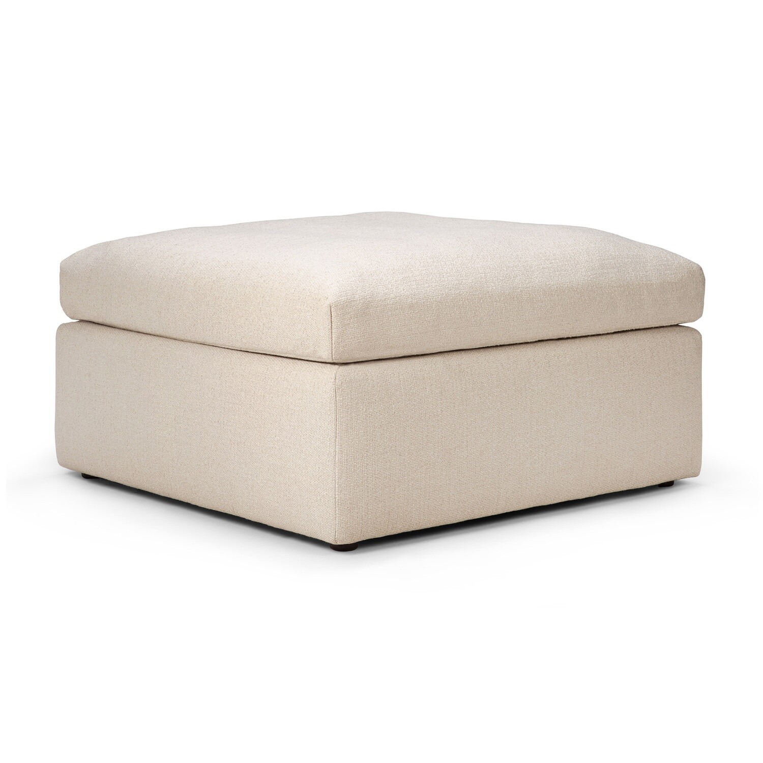 Ethnicraft - Mellow Polsterhocker - Off White