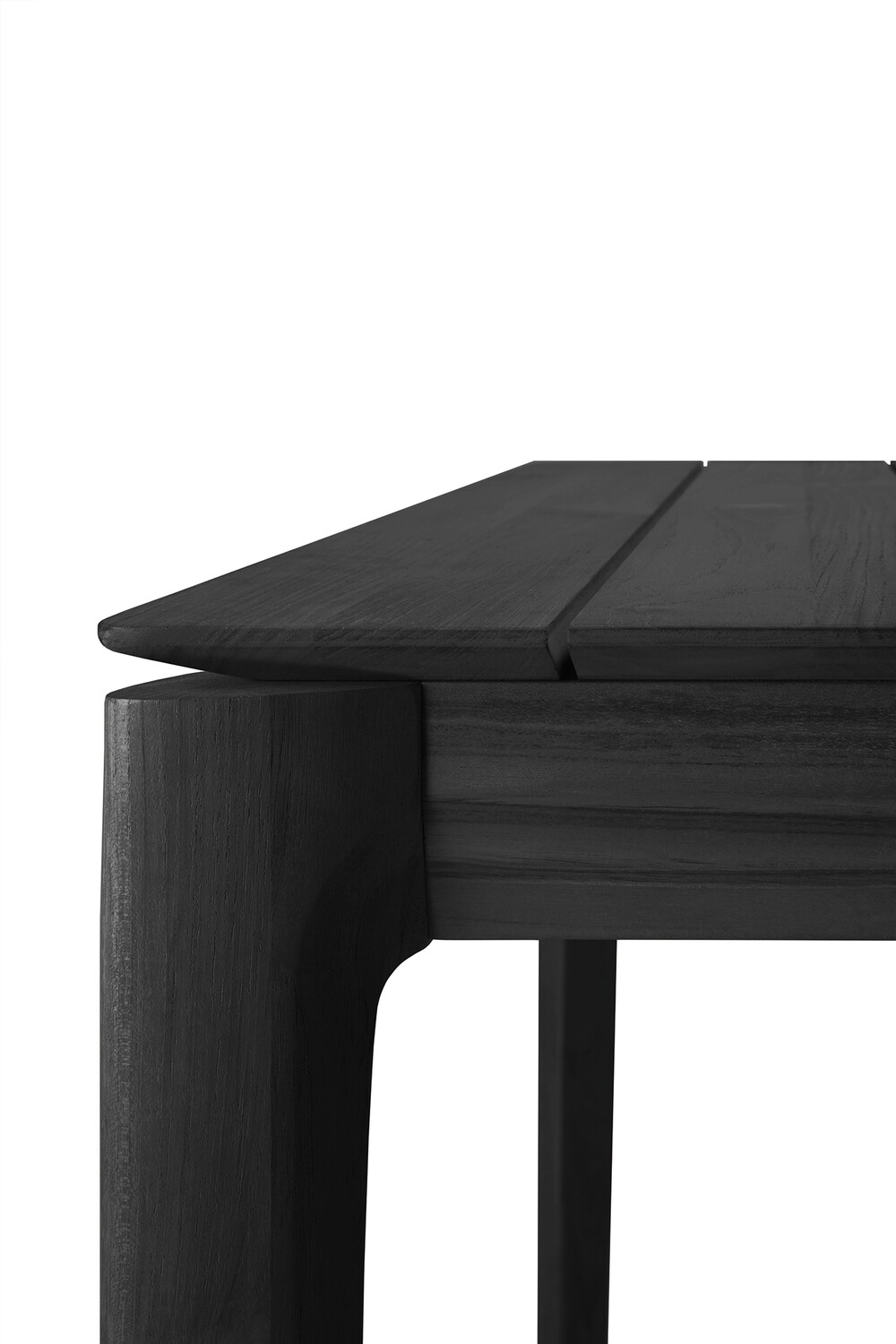 Ethnicraft - Bok Tisch Outdoor - Teak, schwarz