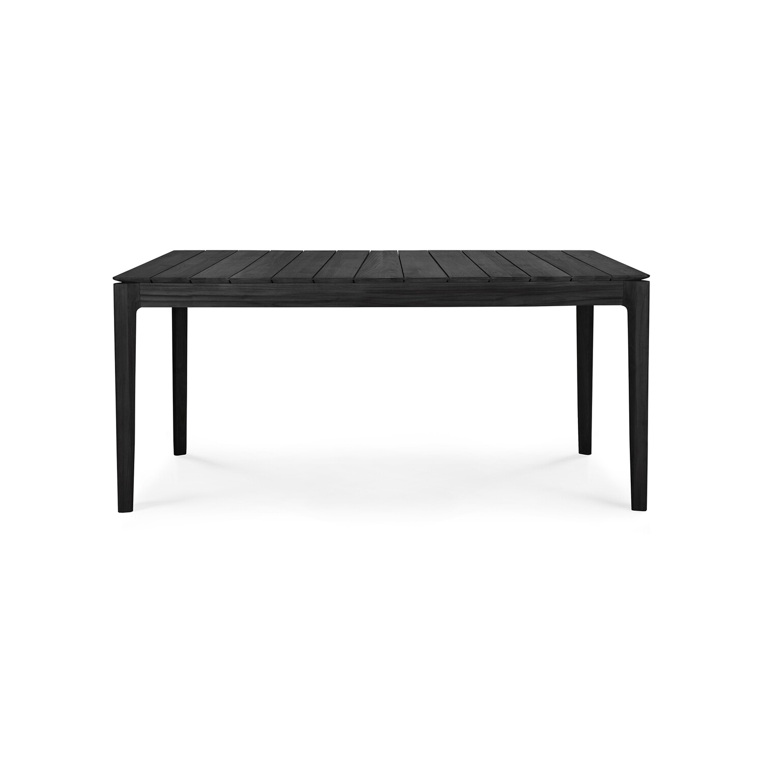 Ethnicraft - Bok Tisch Outdoor - Teak, schwarz, Grösse: 162 x 80cm