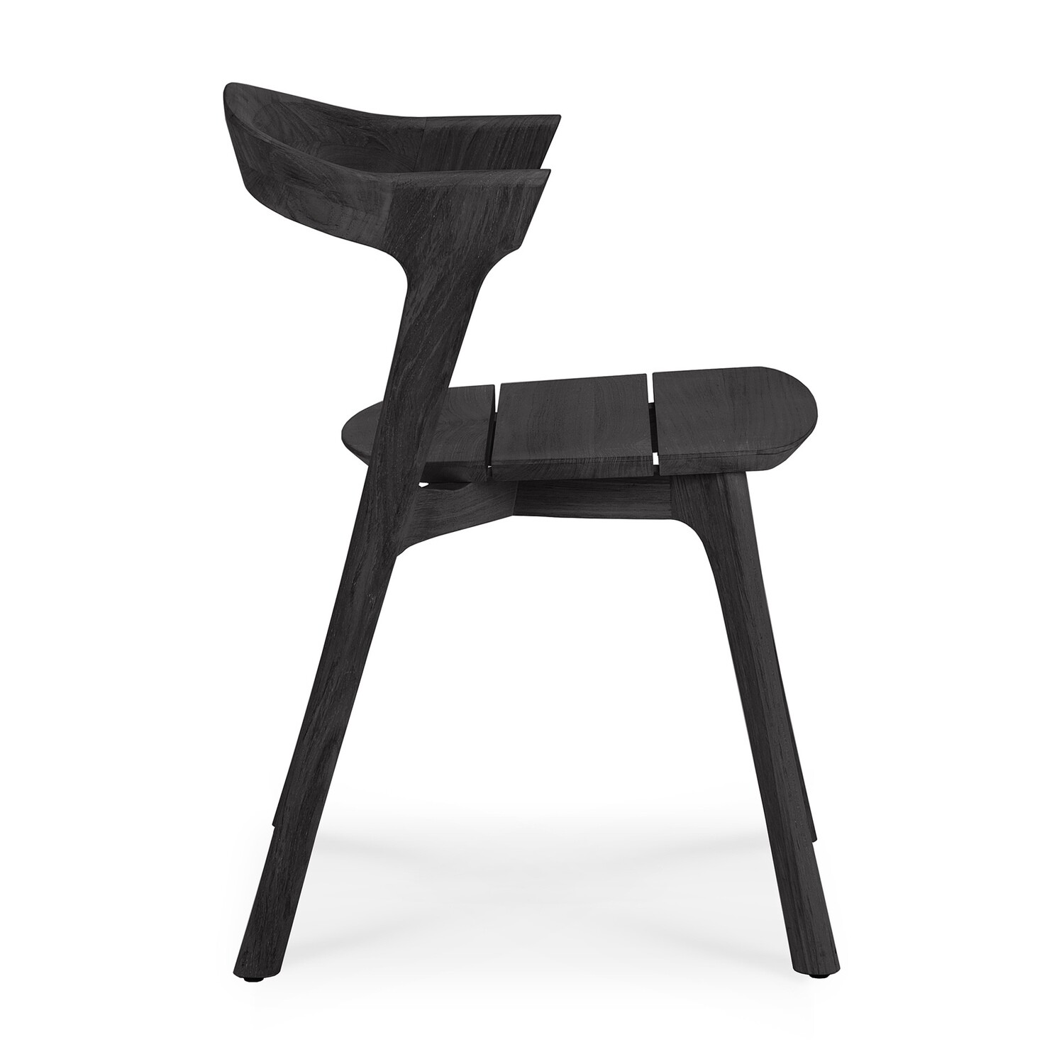 Ethnicraft - Bok Stuhl Outdoor - Teak, schwarz