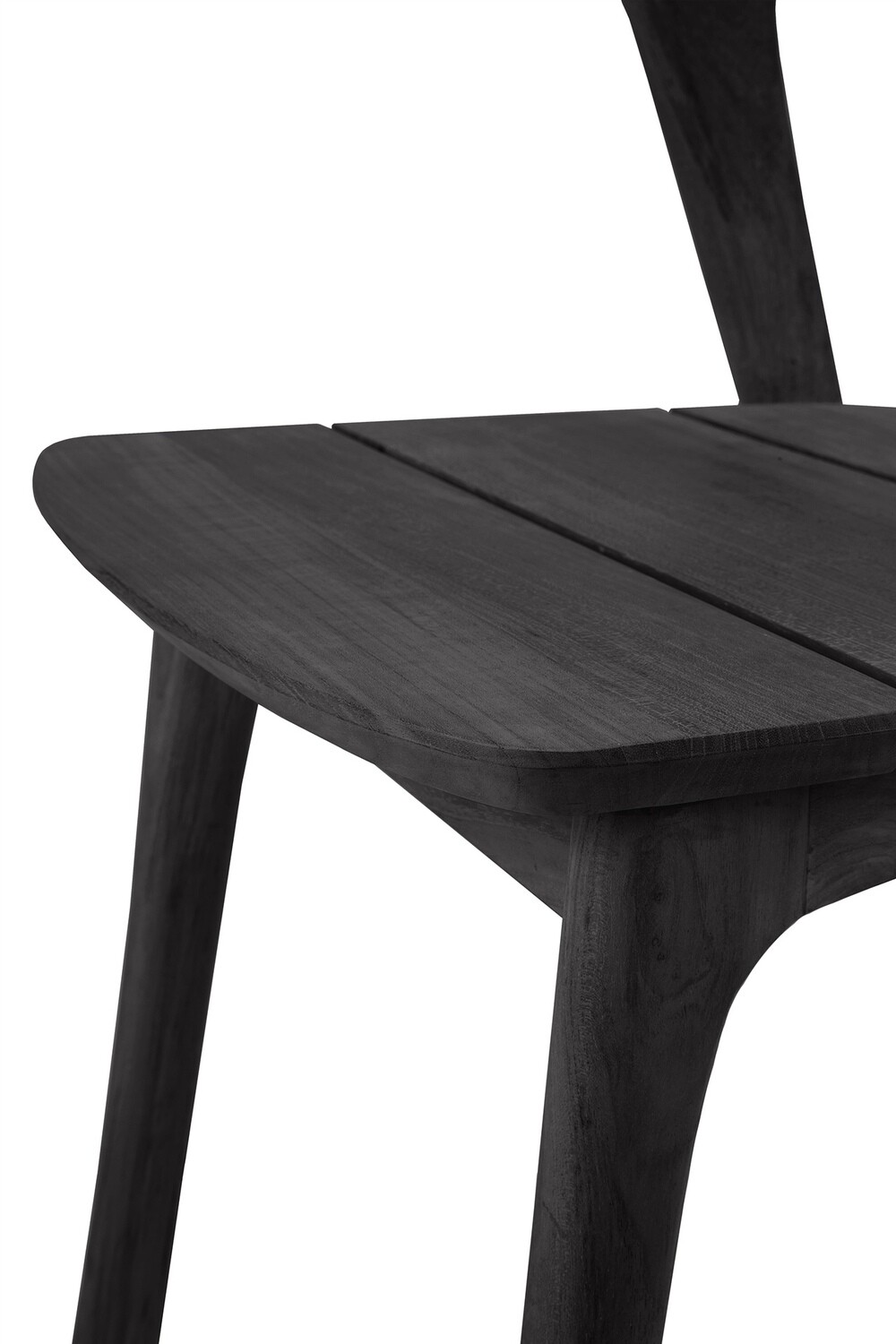 Ethnicraft - Bok Stuhl Outdoor - Teak, schwarz