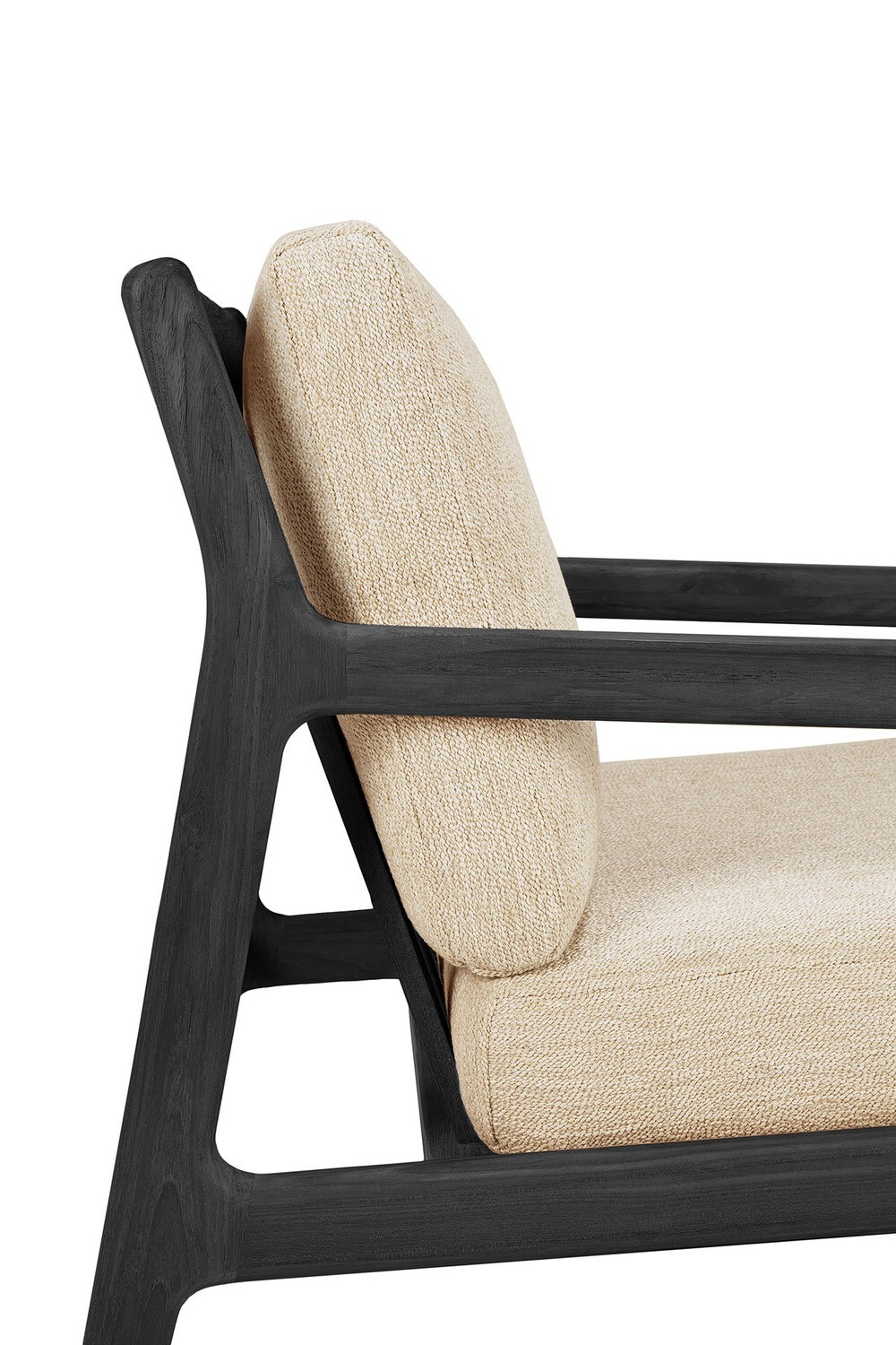 Ethnicraft - Jack Loungesessel Outdoor - Teak, schwarz