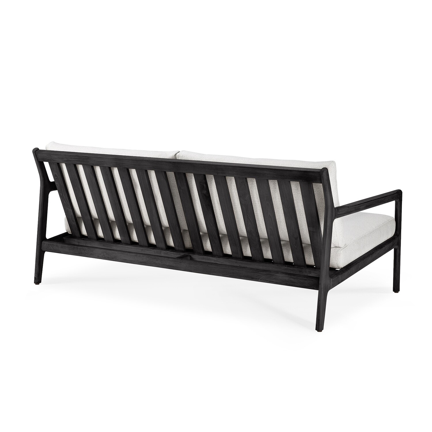 Ethnicraft - Jack Sofa Outdoor 2 Sitzer - Teak, schwarz