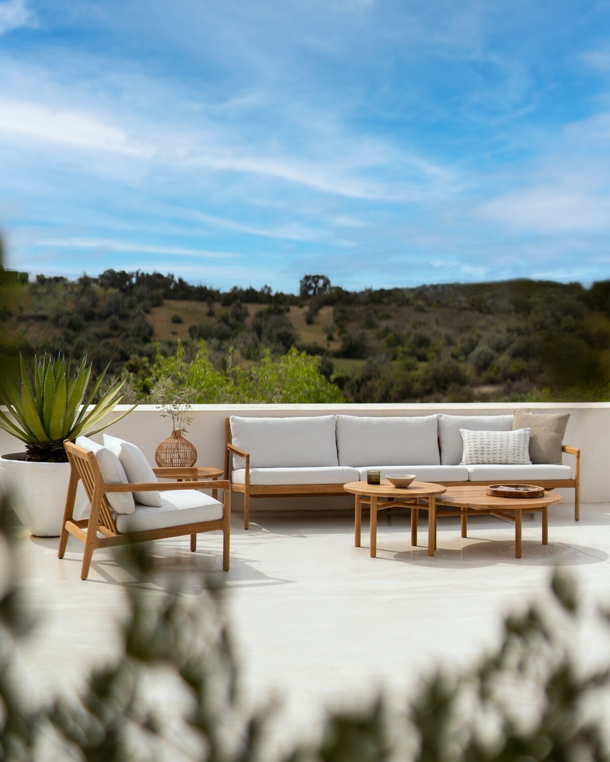 Ethnicraft - Jack Sofa Outdoor 3 Sitzer - Teak