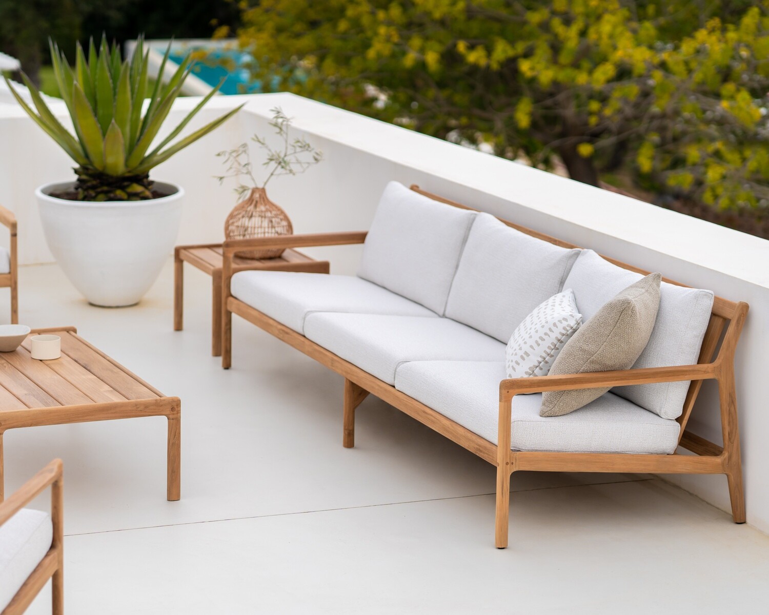 Ethnicraft - Jack Sofa Outdoor 3 Sitzer - Teak