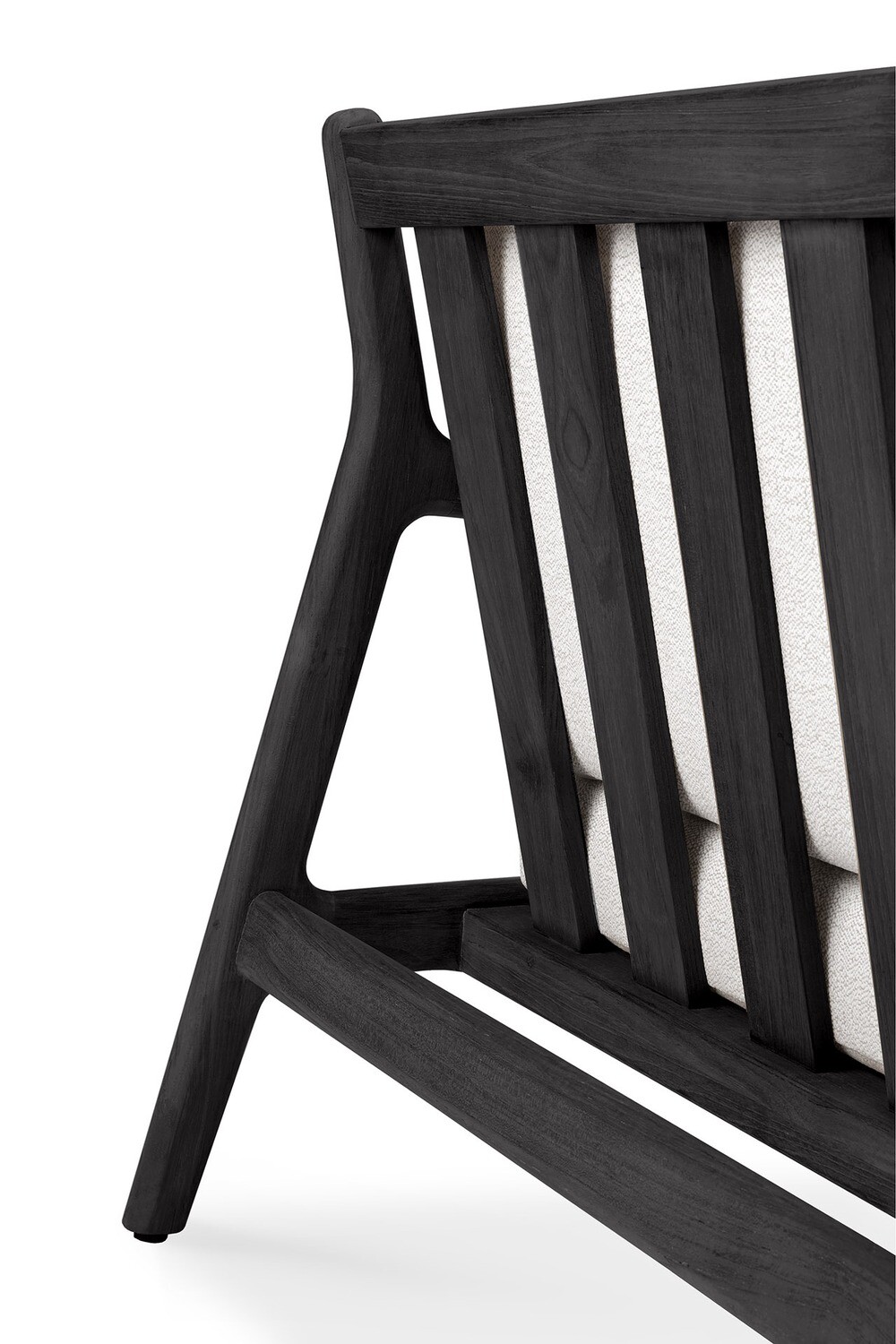 Ethnicraft - Jack Sofa Outdoor 3 Sitzer - Teak, schwarz