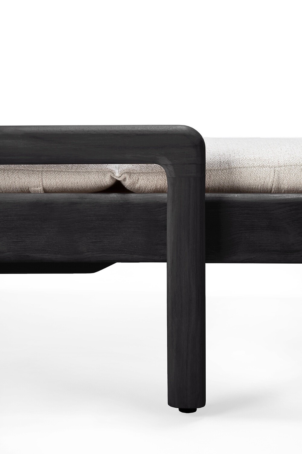 Ethnicraft - Jack Liege Outdoor - Teak, schwarz