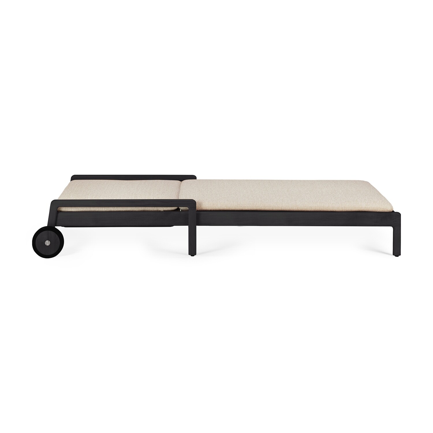 Ethnicraft - Jack Liege Outdoor - Teak, schwarz