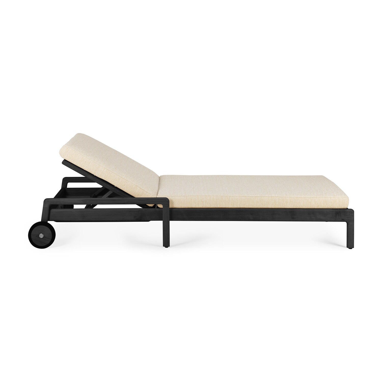 Ethnicraft - Jack Liege Outdoor - Teak, schwarz