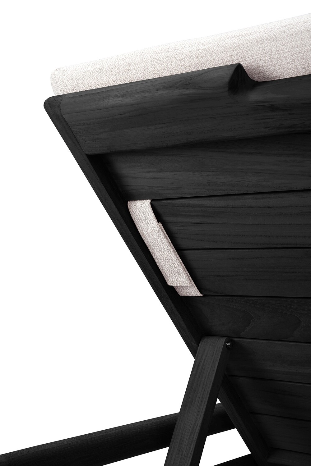 Ethnicraft - Jack Liege Outdoor - Teak, schwarz