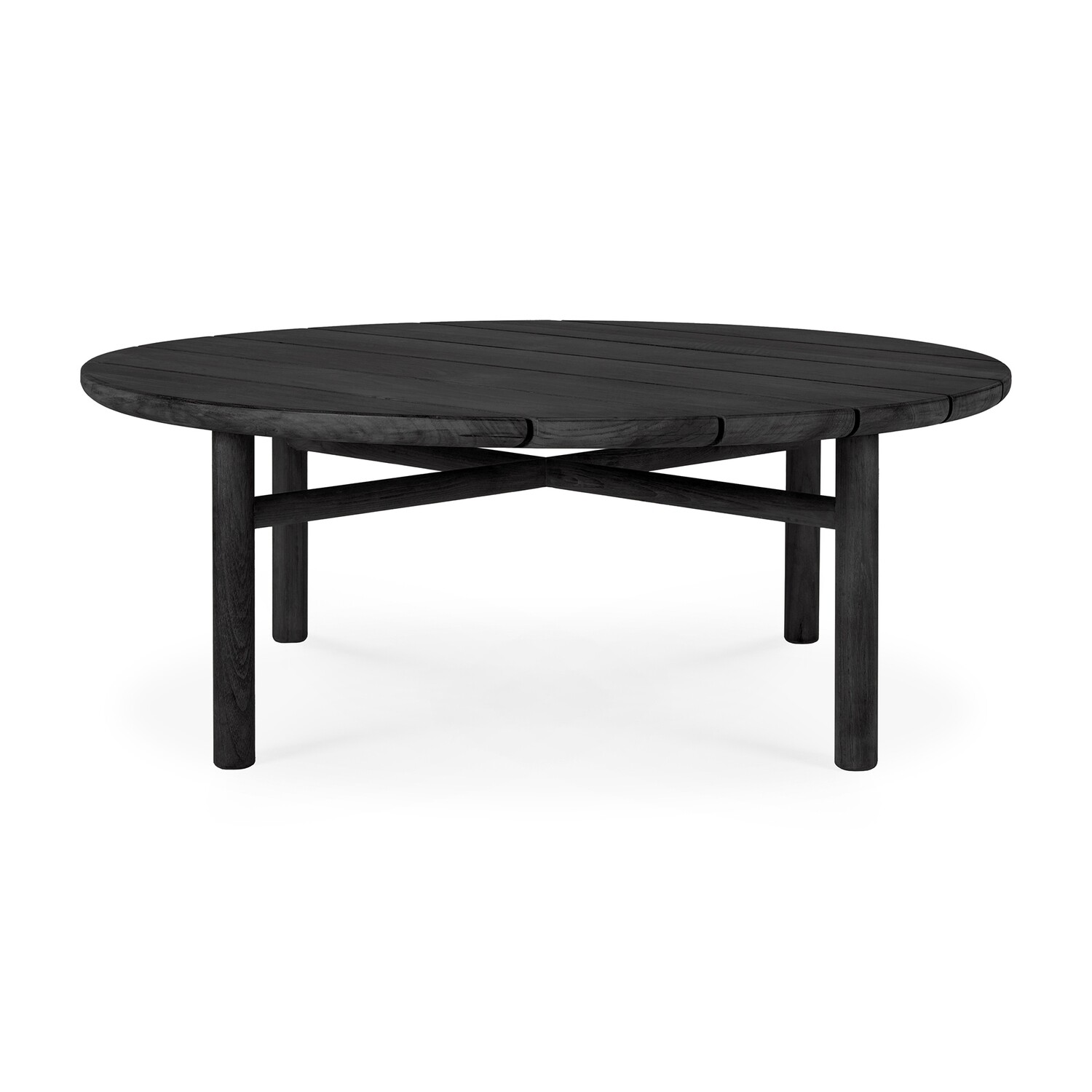 Ethnicraft - Quatro Couchtisch Outdoor - Teak schwarz