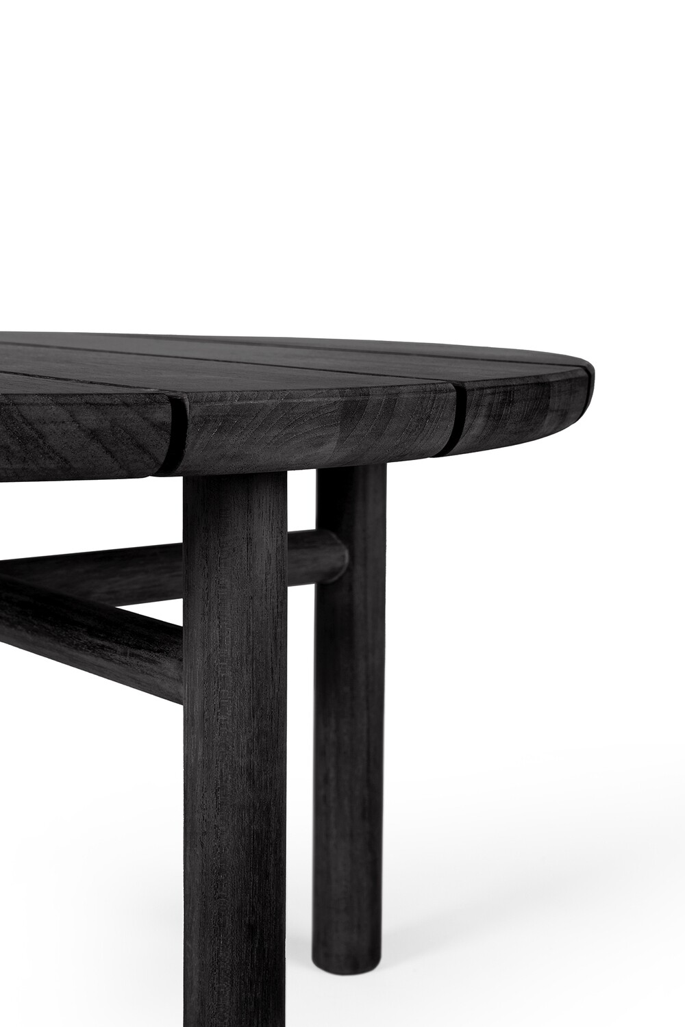 Ethnicraft - Quatro Couchtisch Outdoor - Teak schwarz