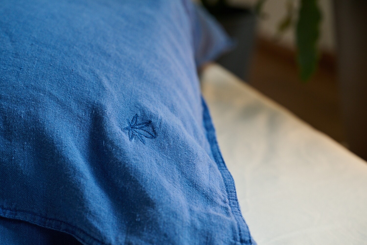 Lavie - Lotta Bettwäsche - Hanf, Royal blue