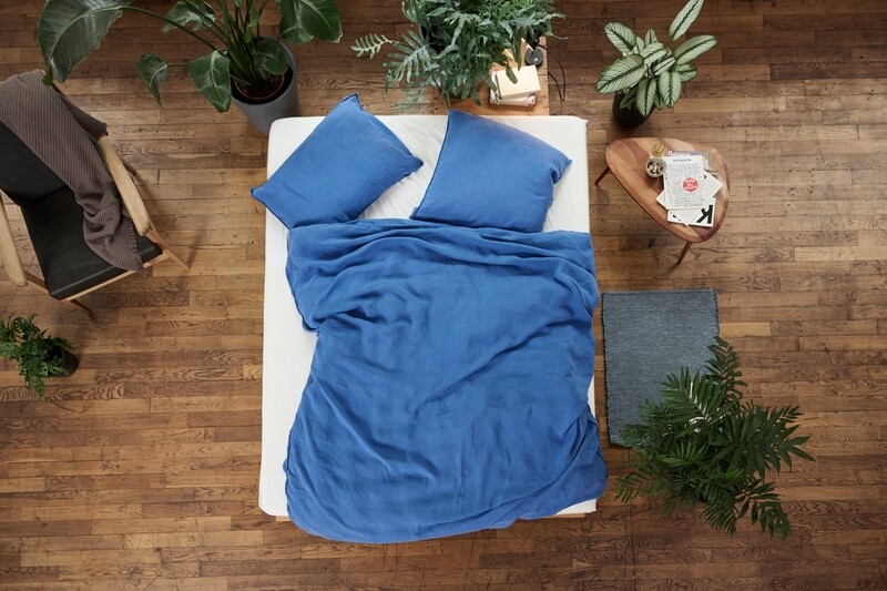 Lavie - Lotta Bettwäsche - Hanf, Royal blue