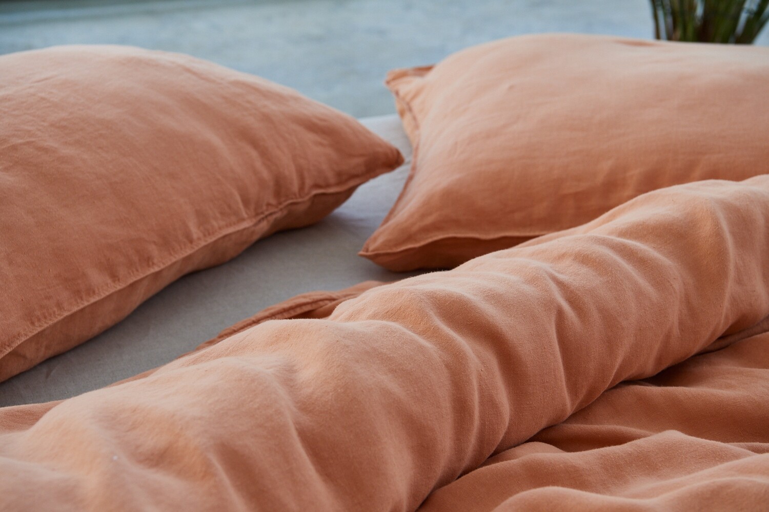 Lavie - Lotta Bettwäsche - Hanf, Sweet potato